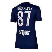 Paris Saint-Germain Joao Neves #87 Domáci Ženy futbalový dres 2025-26 Krátky Rukáv